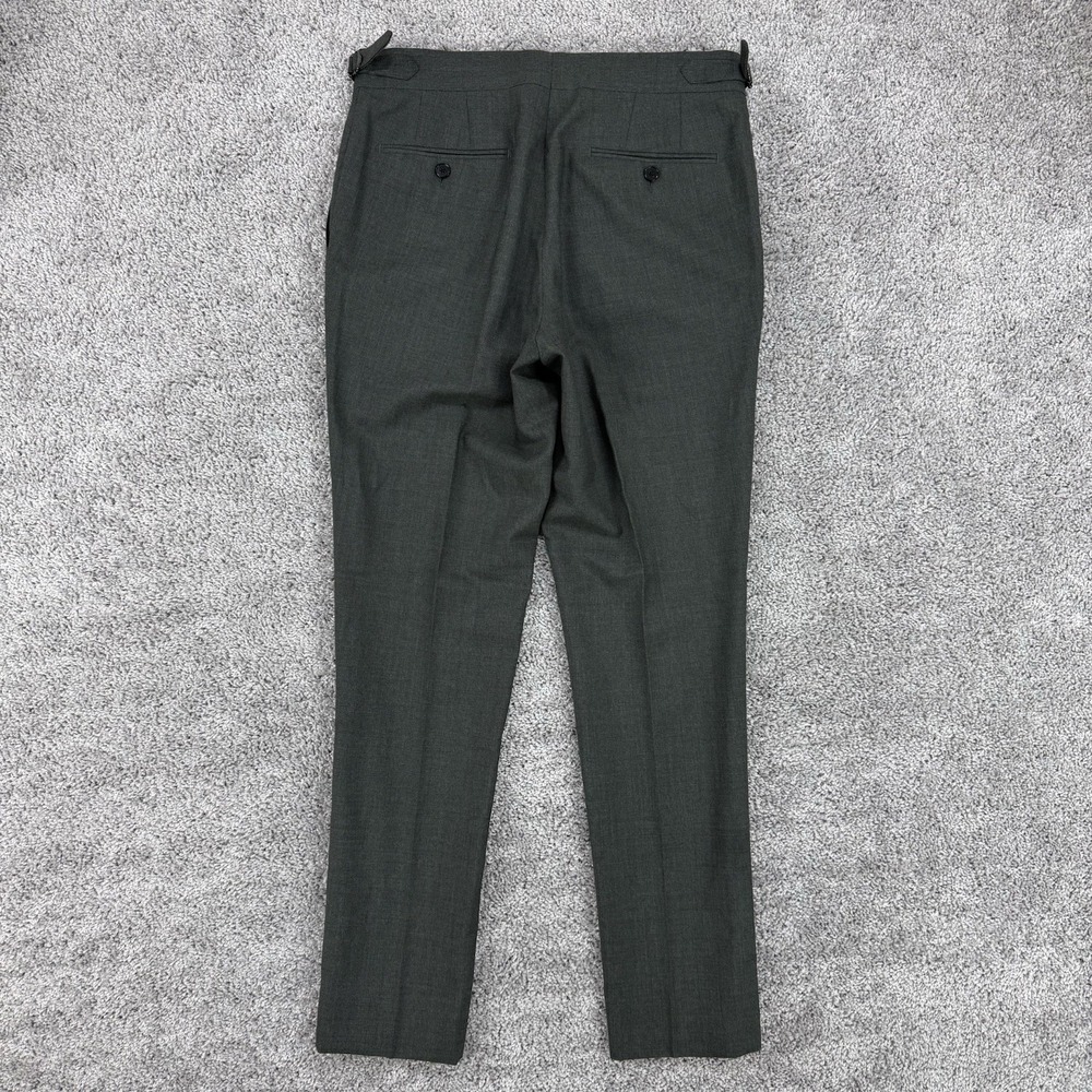 Men's Dress Pants in Dark Gray - Classic Tailored Fit - Picture 11 of 11